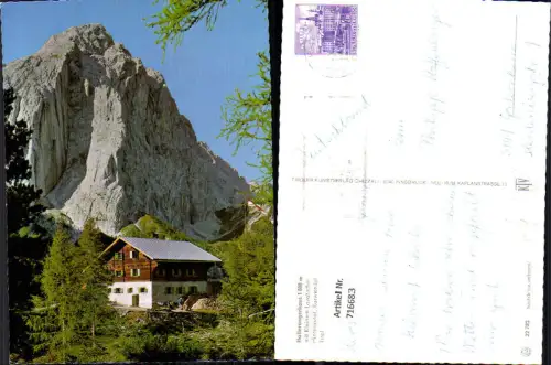 716683 Hallerangerhaus mit Kleinem Lavatscher Hinterautal Karwendel