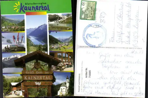 716685 Mehrbild AK Kaunertal Prutz Ansichten