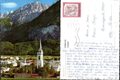 716697 Lienz Osttirol Pfarrkirche St Andrä im Hintergrund die Laserz