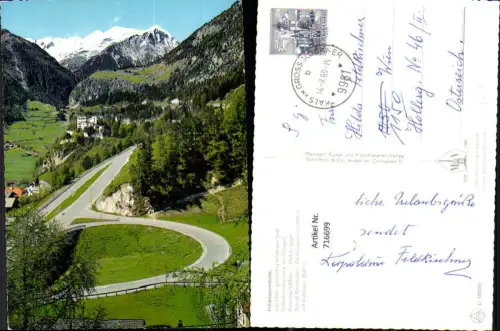 716699 Felbertauernstraße Matrei i. Osttirol Schloss Weißenstein Raneburgerspitze