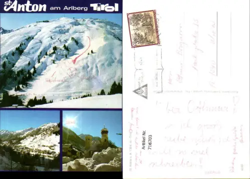 716703 Mehrbild AK St Anton am Arlberg Winteransichten
