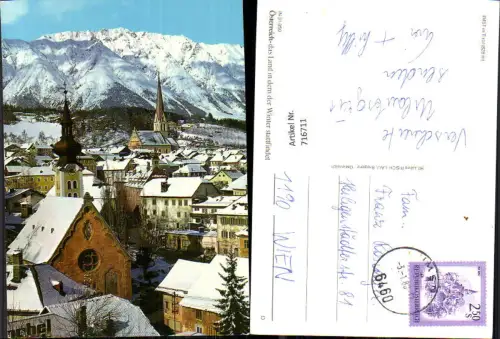 716711 Imst in Tirol Winteransicht über die Dächer