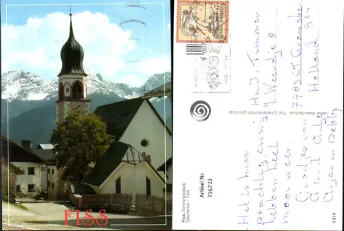 716723 Fiss Oberinntal Tirol Ansicht mit Kirche