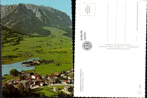 716733 Luftbild Walchsee mit Wildem Kaiser