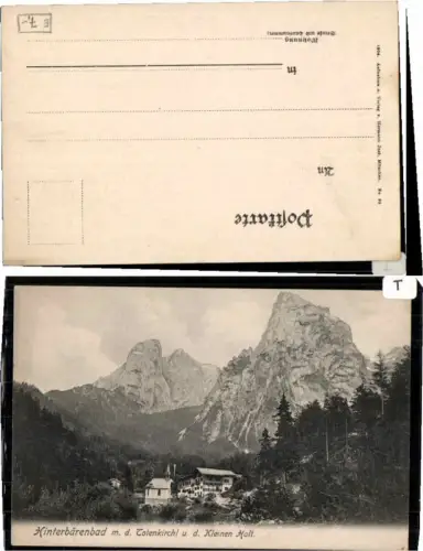 60227,Hinterbärenbad b. Kufstein Kaisertal 1904