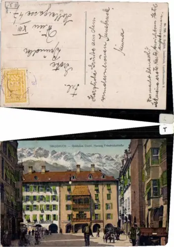 60256,Innsbruck Goldenes Dachl Hotel Herzog Friedrichstrasse