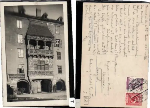 60260,Innsbruck Goldenes Dachl 1925