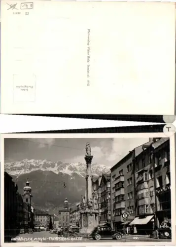 64909,Innsbruck Maria Theresienstrasse Oldtimer Auto
