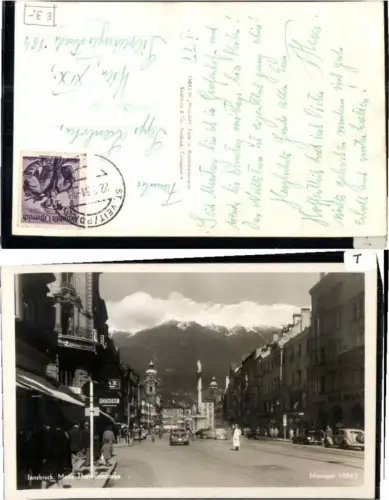 65123,Innsbruck Maria Theresienstrasse Oldtimer Auto Kennz L1831