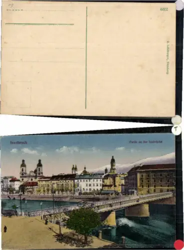 65127,Innsbruck Partie a.d. Innbrücke pub Lehrburger 2209