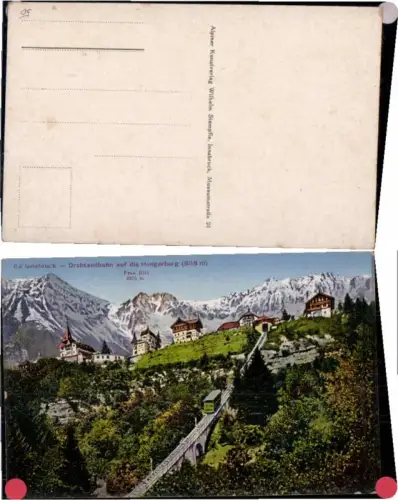 65453,Innsbruck Drahtseilbahn Bergbahn Hungerburg Stempfle