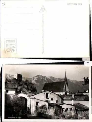 65463,Rattenberg in Tirol Strassenansicht 1940