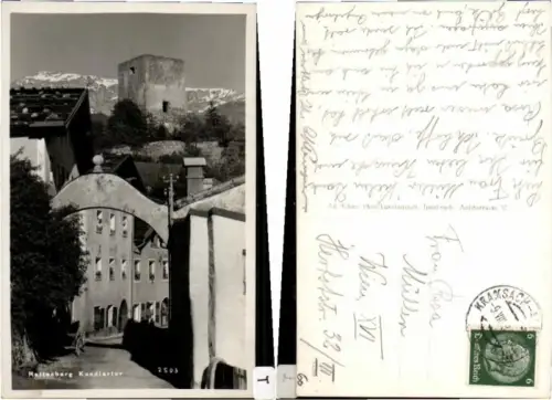 65464,Rattenberg Tirol Kundlertor 1940
