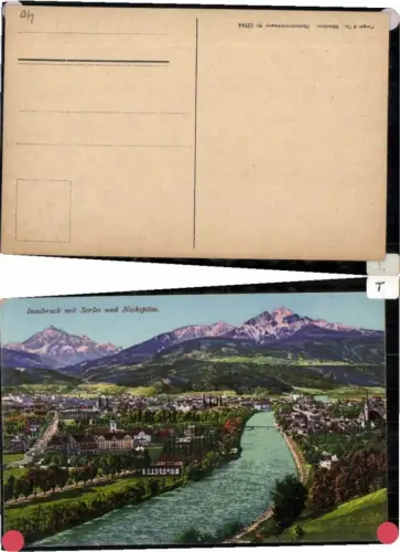 65494,Innsbruck m. Serles Nockspitze Purger Co 12244