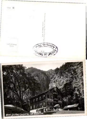 66281,Gasthaus Gaisalm am Achensee Pertisau 1930