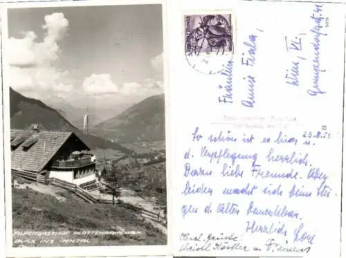 66833,Gasthaus Plattenrain bei Arzl Pitztal