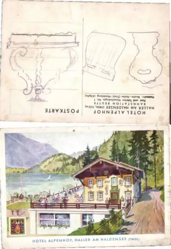 67953,Hotel Alpenhof Haller am Haldensee Künstlerkarte
