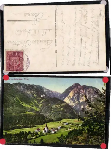 70692,Eben am Achensee COLOR 1915 pub Stempfle 727