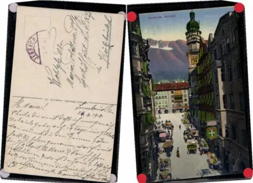 70760,Innsbruck Altstadt Partie Stadtturm pub Stempfle 131