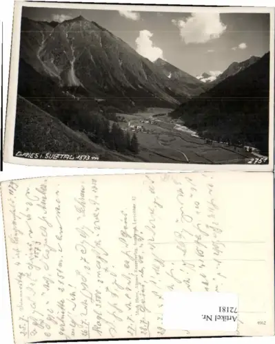 72181,Gries im Sulztal 1940