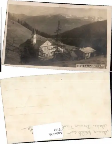 72183,FotoAK Maria Waldrast bei Matrei Brenner 1930