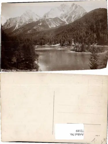72189,RARE FotoAK Weissensee Fernstrasse Nassereith 1900