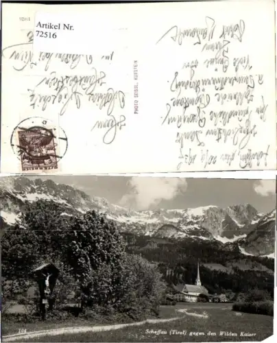 72516,Scheffau m. Wilden Kaiser Wegpartie 1935