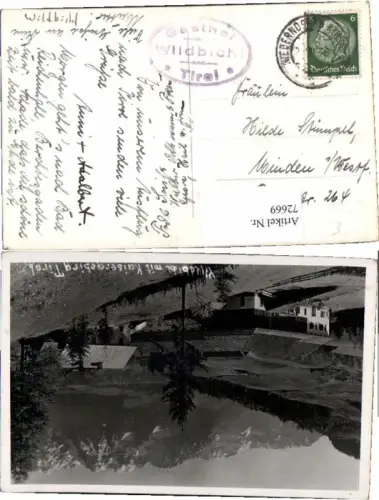 72669,Wildbichl Gasthaus bei Niederndorf Kufstein