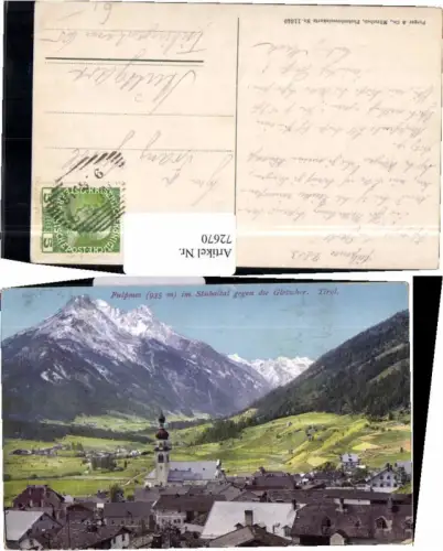 72670,Fulpmes Stubaital g. Gletscher Purger Co 11649