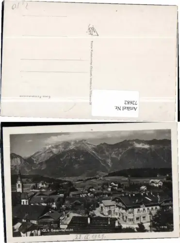 72682,Igls bei Innsbruck Gasthaus am Markt Teilansicht 1935