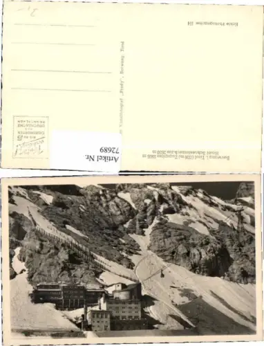 72689,Berwang Hotel Schneefernerhaus Seilbahn