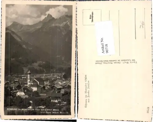 90718,Schruns im Montafon pub Wolf 1622