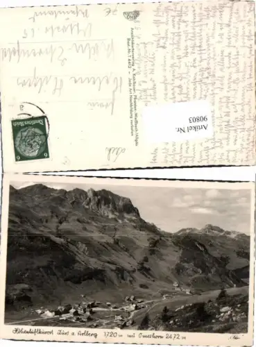 90803,Zürs am Arlberg Totale Omeshorn 1940