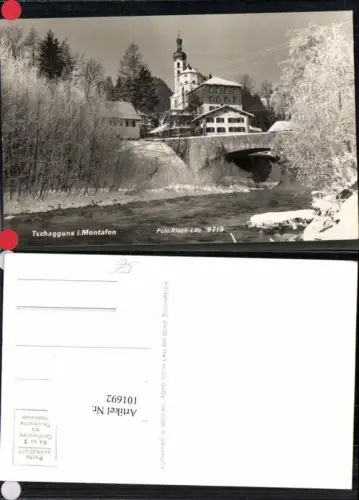 101692,Tschagguns im Montafon Partie im Ort Risch Lau 9719