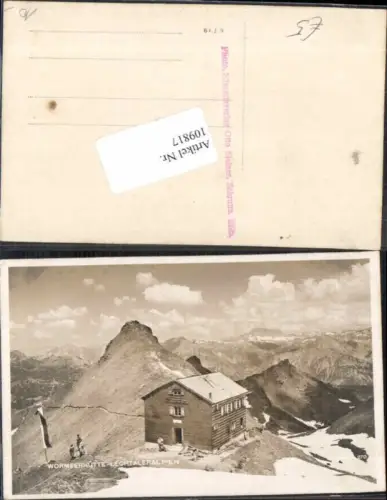 109817,Wormserhütte Lechtaleralpen bei Schruns Tschagguns
