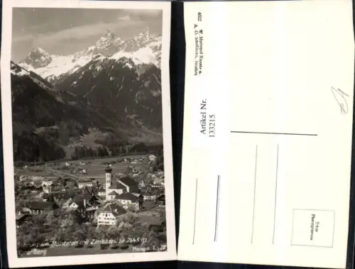 133215,Schruns i. Montafon m. Zimbaspitze Ansicht