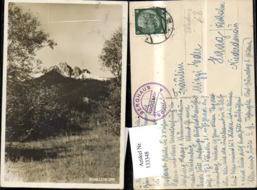 133348,Schillerkopf Rätikon Bludenz Bergansicht 1938