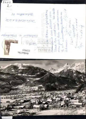 133915,Schruns i. Montafon Geim u. Zimba Winteransicht 1962