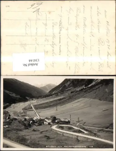 134144,Stuben m. Arlbergstrasse Ansicht 1931 pub Foto Nipp 663