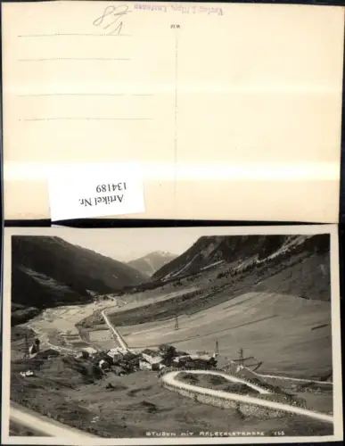 134189,Stuben m. Arlbergstrasse Ansicht pub Foto Nipp 663