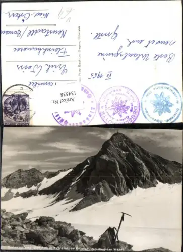 134538,Scesaplana m. Brandnerferner 1955 Bergansicht pub Risch Lau W 4289