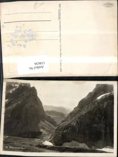 134636,Schweizertor Montafon Bergansicht