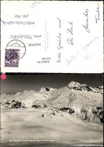 134748,Bergstation Skilift Zürsersee m. Rüfiköpfen Winteransicht