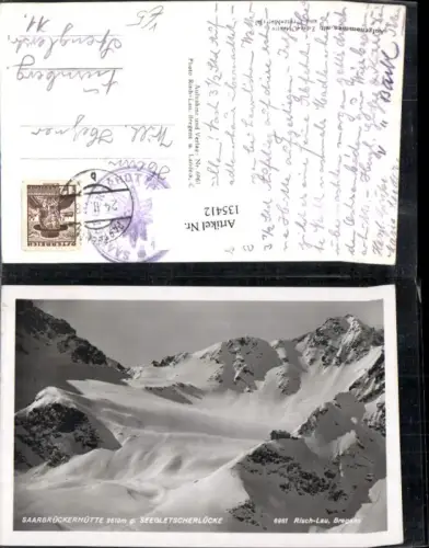 135412,Saarbrückerhütte g. Seegletscherhöhe Partenen Winteransicht pub Risch Lau 6961