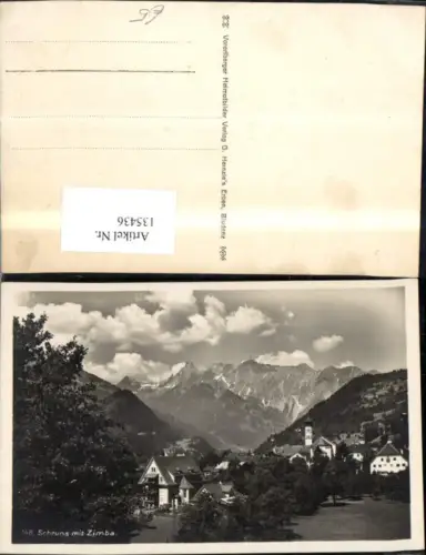 135436,Schruns m. Zimba Ansicht