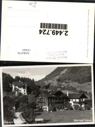 135601,Schruns Ansicht Hotel Stern pub Foto Wolf