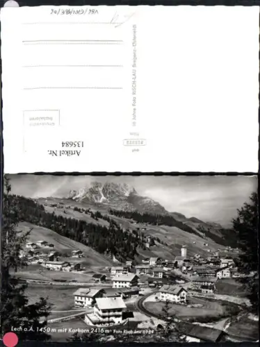 135684,Lech a. Arlberg m. Karhorn Ansicht pub Risch Lau 6984