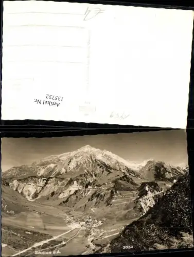135732,Stuben a. Arlberg Ansicht 1959