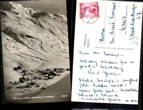 136237,Zürs a. Arlberg Abfahrten v. Trittkopf Winteransicht pub Risch Lau 4503