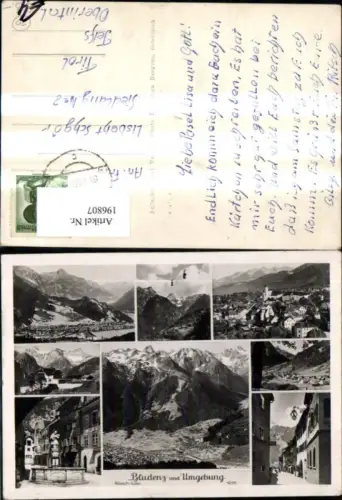 196807,Bludenz u. Umgebung Mehrbild Ak pub Risch Lau 1035